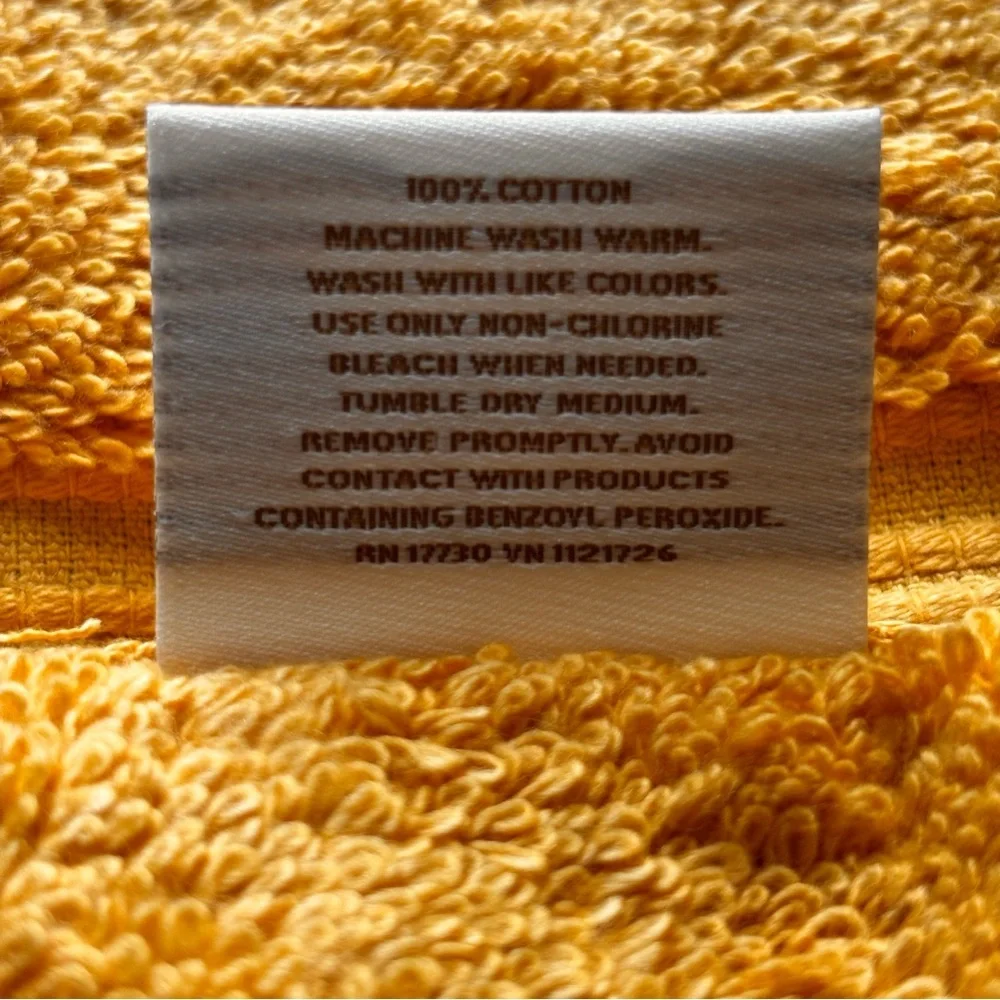 Threshold Sunlit Yellow Hand Towel